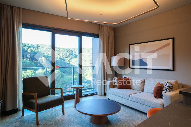 Vadistanbul'da Kiralık Eşyalı 1+1 Rezidans Orman Manzaralı